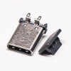 10pcs USB Tipo C Conector Vertical Tipo Masculino 180 Graus SMT para PCB Mount Embalagem do carretel