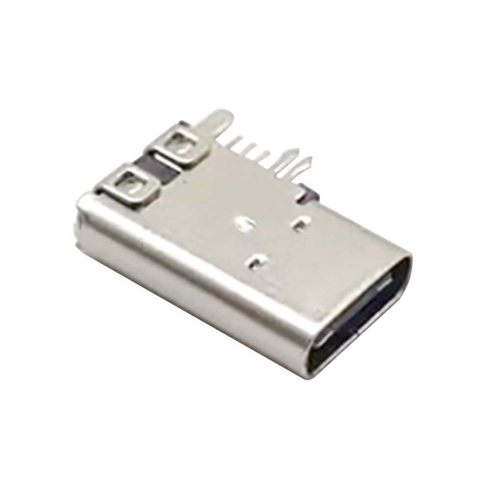 10шт USB Тип C женский 90 градусфлаг Тип через отверстие Нормальная упаковка