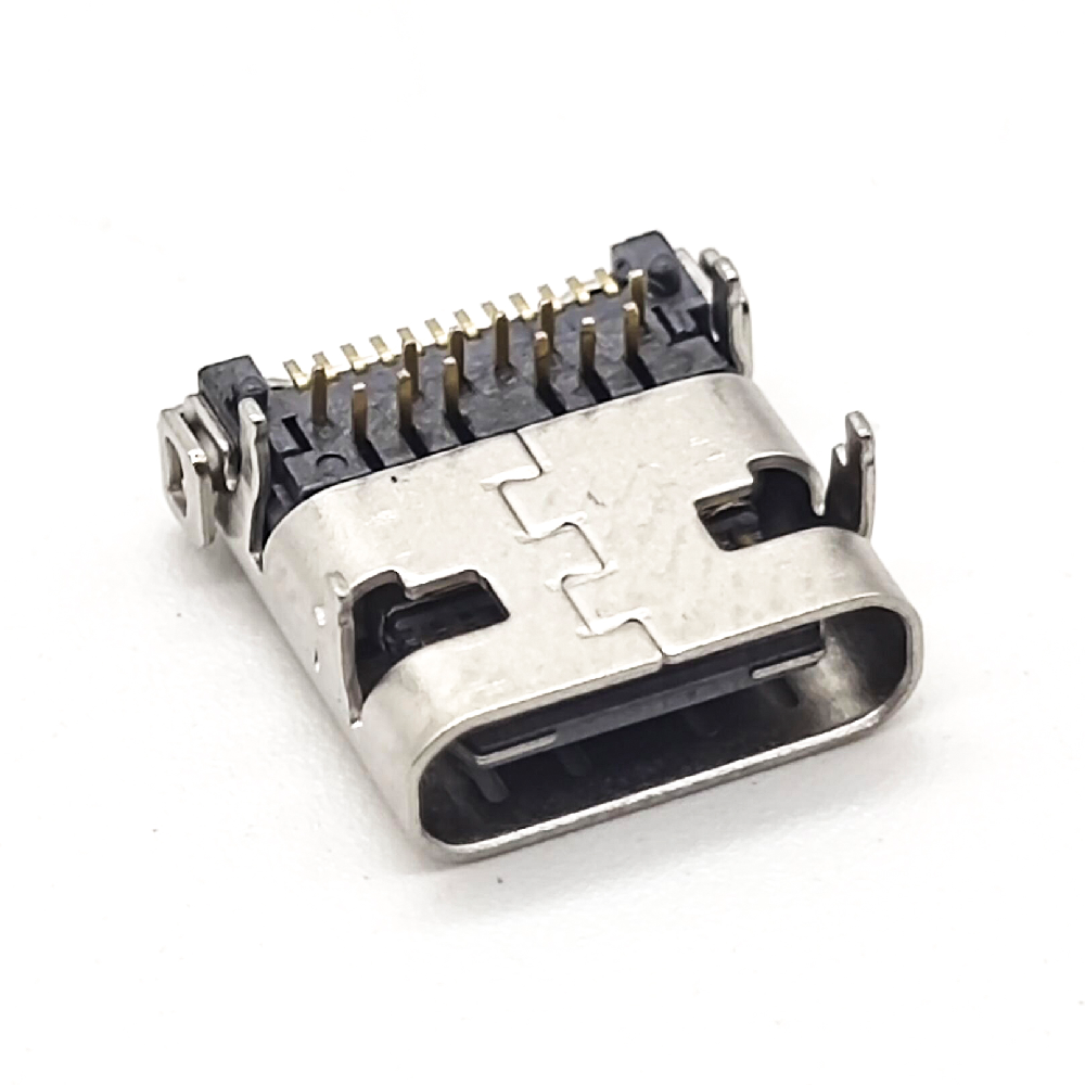 Заводская цена OEM 3.1 Type C Женский 24-контактный разъем USB C Type 20 шт. Упаковка катушки