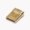 10pcs tipo C 24 Pin Conector Straight Plug Through Hole Gold Plating Embalagem normal