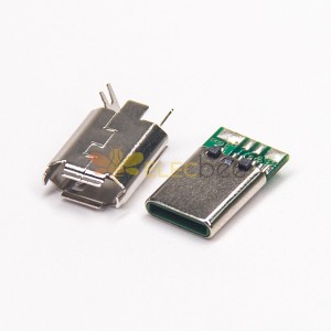 Tipo C Plug 3.0 USB Macho Tipo C con carcasa