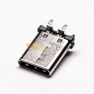 PCB Montaj için C Tipi USB Düz Kadın 180 Derece SMT Normal ambalaj