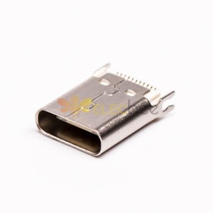 USB 3.0 Тип C Разъем женский прямой край маунт для PCB