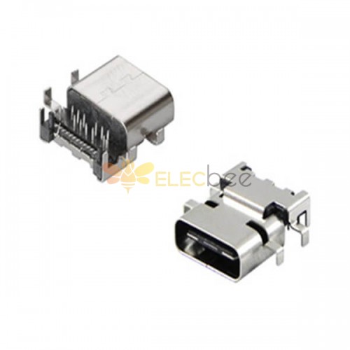 Conector USB 3.1 Feminino de melhor qualidade 24 vias 20 unidades Embalagem do carretel