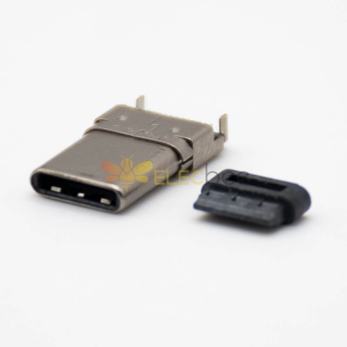 USB Connector Types C 3.1 Offset Type Straight Male 24 Pin SMT Type Normal packing