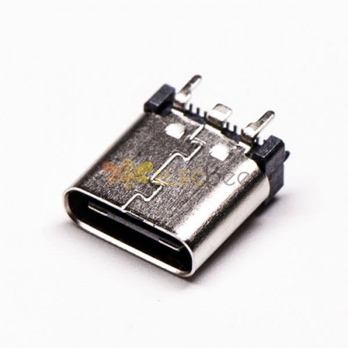 USB Tipo C 180 Grados Hembra SMT y DIP para montaje en PLACA Embalaje de carretes