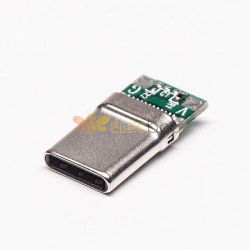USB نوع C موصل أنواع 180 درجه اللحام نوع التعبئة العادية