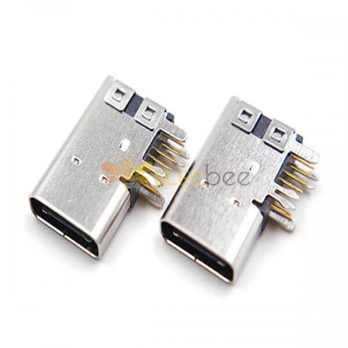 USB Type C Four Legs 24ways USB Connector 20pcs Reel packing