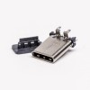 USB نوع C ذكر موصل عمودي SMT ثنائي الفينيل متعدد الكلور جبل 20 قطعة التعبئة العادية