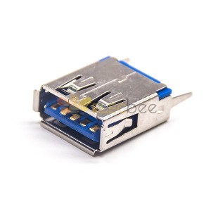 Tipos de conector USB 3.0 9 pinos fêmea DIP furo reto através do conector PCB 20 unidades