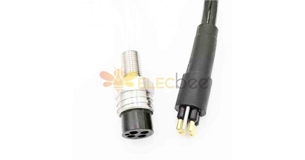 Ip69 Subsea 7000m Marine Underwater Connector 5 Pin Singe End Cable Male Plug Female Socket Wet 8517