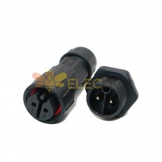 2 pines conector impermeable montaje en