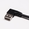 20 шт., угловой тип A, USB-кабель для преобразования, тип «папа-мама», 90 градусов, 1 м