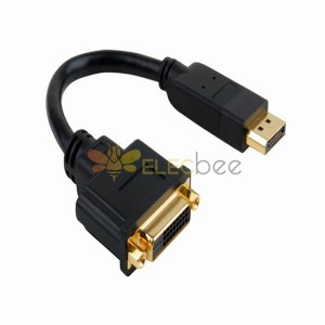 셀3361을 사용하여 DVI 커넥터 변환 케이블에 디스플레이 포트 커넥터