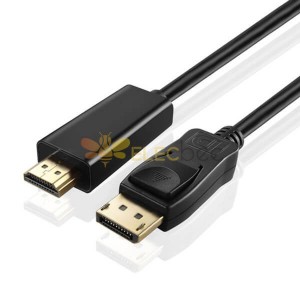Câble de transition DP à HDMI Câble 1,8 m pour l'équipement vidéo audio