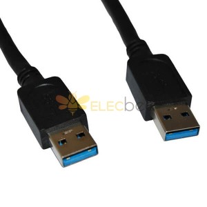 20 adet USB 3.0 Kablo Erkek - Erkek A Tipi Ağ Bilgisayarı ve Dizüstü Bilgisayar için 0.5~1m