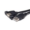 Conector USB macho hembra recto 2.0 tipo A con cable OTG
