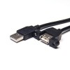 OTG 케이블이 있는 USB 남성 여성 케이블 스트레이트 2.0 타입 A 커넥터