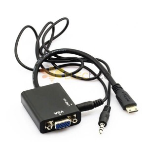 VGA zu HDMI Mini Typ Audiokabel für PS3, HDTV, DVD usw.