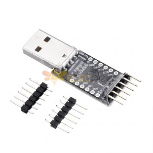 10 Uds CP2104 USB-TTL UART adaptador serie microcontrolador 5V/3,3 V módulo Digital I/O USB-A