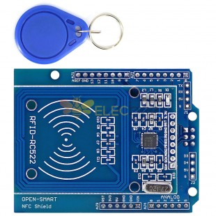 10 pz NFC Shield RFID RC522 Module RF IC Card Sensor + S50 RFID Smart Card per UNO/Mega2560 per Arduino - prodotti compatibili con le schede Arduino ufficiali