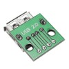 10pcs USB 2.0 Prise femelle à tête DIP 2.54mm Pin 4P Adaptateur Board