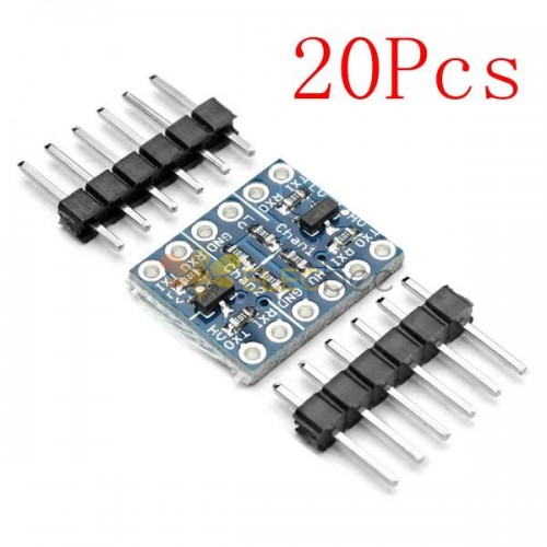 20Pcs两通道IIC I2C L0gic电平转换器双向模块