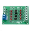 3.3V To 5V/12V/24V 4 Channel Optocoupler Isolation Board Isolated Module PNP Output PLC Signal Level Voltage Converter 24V