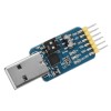 3Pcs 6合1 CP2102 USB轉TTL 485 232轉換器3.3V/5V兼容六多功能串口模塊