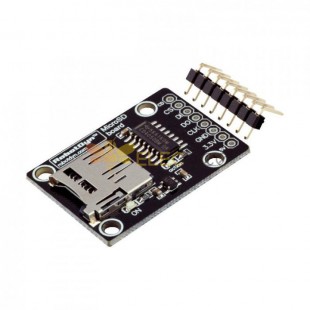 Módulo de alta velocidad de tarjeta Micro SD de 3 uds para lógica de 3,3 V 5 V para tarjeta MicroSD MMC