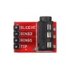 Modulo di estensione per scheda di breakout con presa audio per cuffie stereo TRRS da 3 pezzi da 3,5 mm