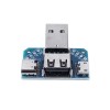3 件 USB 適配器板公對母 Micro Type-C 4P 2.54mm USB4 模塊轉換器