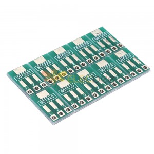 50 pz SOT89/SOT223 a SIP Patch Scheda Adattatore di Trasferimento SIP Passo 2.54mm PCB Piastra di Latta