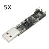 5Pcs 3合1 USB转RS485 RS232 TTL串口模块2Mbps CP2102芯片板