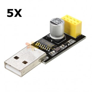 5 Adet USB ESP8266 Seri Adaptör Kablosuz WIFI Geliştirme Kurulu Transfer Modülü