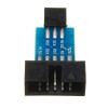5 件 10 針到 6 針適配器板連接器 ISP 接口轉換器 AVR AVRISP USBASP STK500 Arduino 標準 - 與官方 Arduino 板配合使用的產品