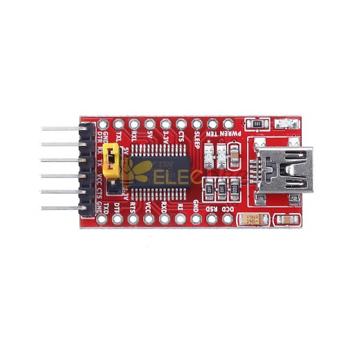 5 pz FT232RL FTDI 3.3 V 5.5 V USB a TTL Modulo Adattatore Seriale  Convertitore Geekcreit per Arduino - prodotti che funzionano con schede  Arduino ufficiali