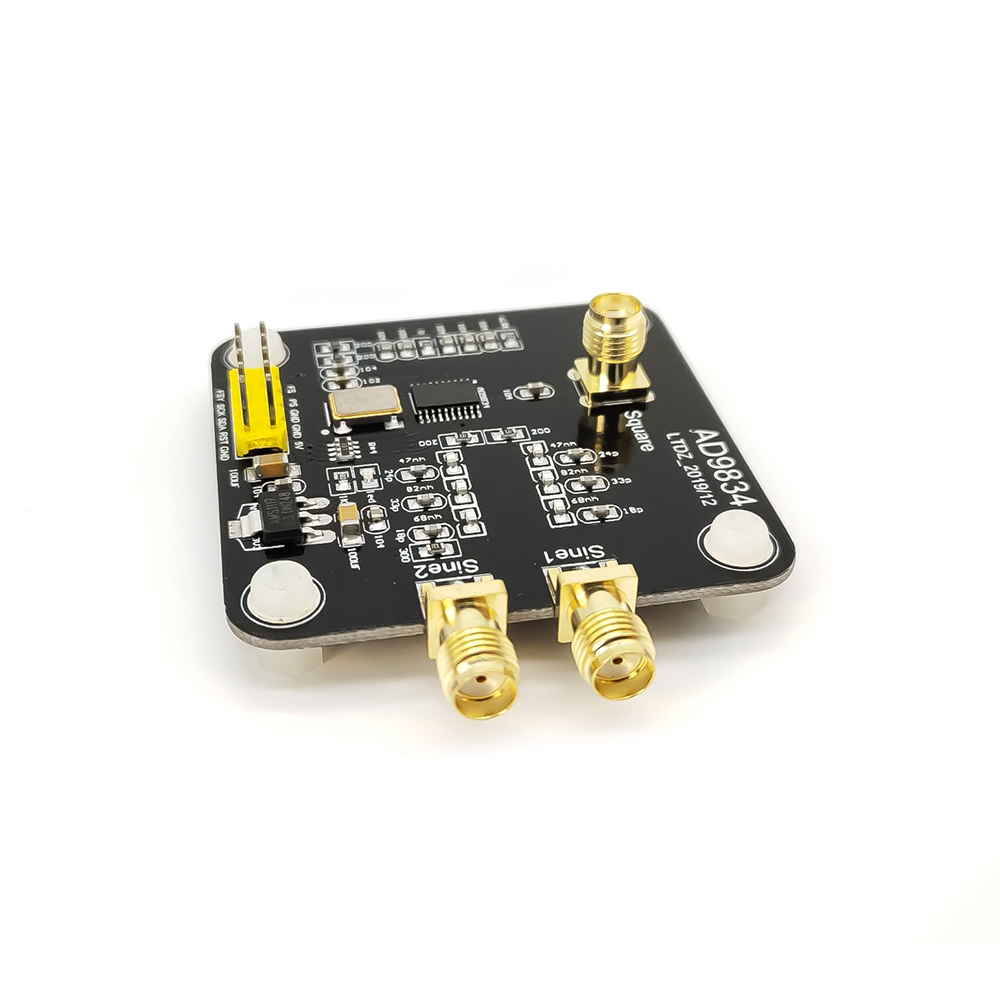 AD9834 DC 5V DDS Módulo Gerador de Sinal Placa Seno/Triângulo/Onda Quadrada Controlabilidade de Forma de Onda