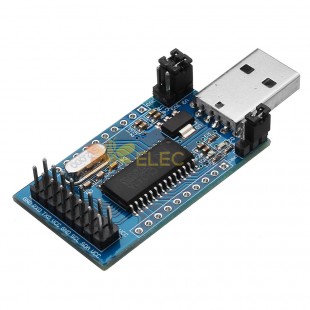 CH341A USB to UART IIC SPI TTL ISP EPP/MEMパラレルポートコンバータモジュールオンボード動作インジケータランプ