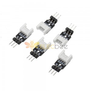 Adaptateur femelle de carte d'extension de connecteur de bosquet à servo de 5 pièces pour l'extension de bande de LED de rvb