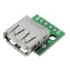 USB 2.0 Female Head Socket To DIP 2.54mm Pin 4P Adapter Board