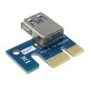 USB 3.0 PCI-E Express 1x 转 16x 扩展转接卡适配器电源线采矿