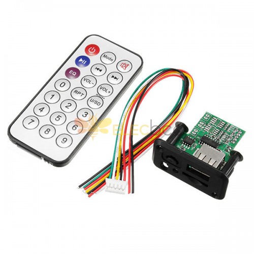 DC 5V 12V 3W + 3W Dual Channel Mini MP3 Decoder Board Modulo di decodifica Supporto MP3 WAV U Disk TF Card USB Amplificatore di memoria di potenza Altoparlante Scheda audio con telecomando