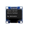 Módulo de exibição OLED de 0,9 polegadas MicroPython Acessórios 3,3V I2C para desenvolvimento de pyBoard