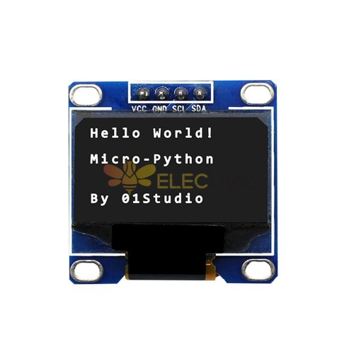 0.9인치 OLED 디스플레이 모듈 MicroPython 액세서리 pyBoard 개발용 3.3V I2C