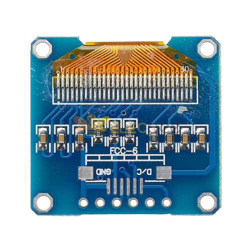 Zoll Pin Spi Blau Gelb Oled Anzeigemodul