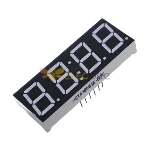 1 Pcs 7-Segment 4 Digit Super Red LED 디스플레이 Common Anode Time