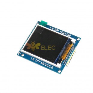 10 件 1.8 英寸 LCD TFT 显示模块，带 PCB 背板 128X160 SPI 串行端口