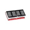 10pcs 4-bit Pozidriv 0.54 Inch 14-segment LED Digital Tube Module Red & Orange I2C Control 2-line Control