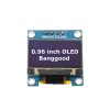 10pcs 흰색 0.96 인치 OLED I2C IIC 통신 디스플레이 128*64 LCD 모듈